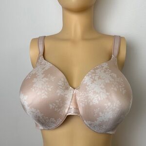 Bali Women's Floral Lace Bra - Cream and White